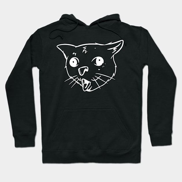 coughing cat meme Hoodie by A Comic Wizard